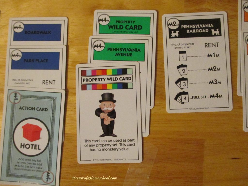 Monopoly Deal game cards