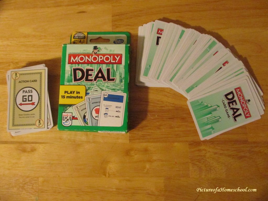 Game Review of Monopoly Deal by Hasbro Gaming